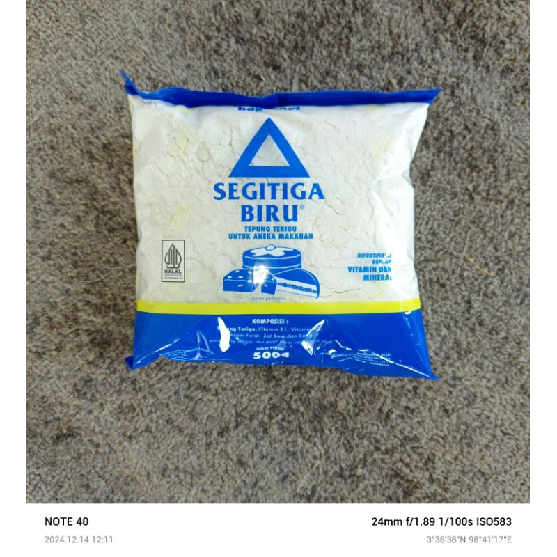 Jual TEPUNG TERIGU SEGITIGA BIRU 500gram | Shopee Indonesia