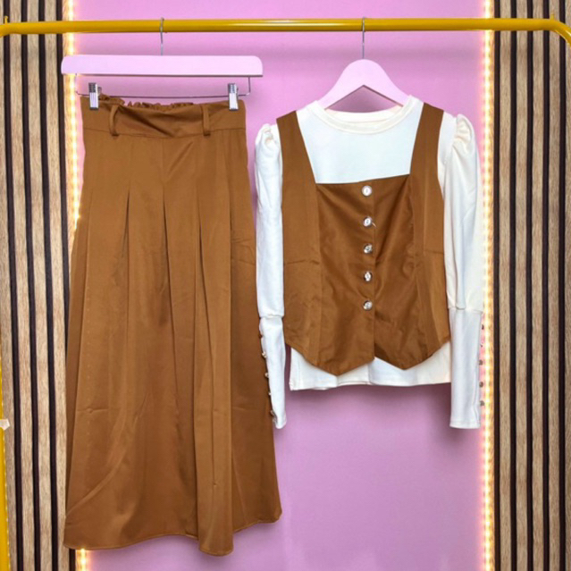 Jual Rizuka One Set Rok Dan Blouse 4in1 (Free Inner Dan Hijab) | Shopee ...