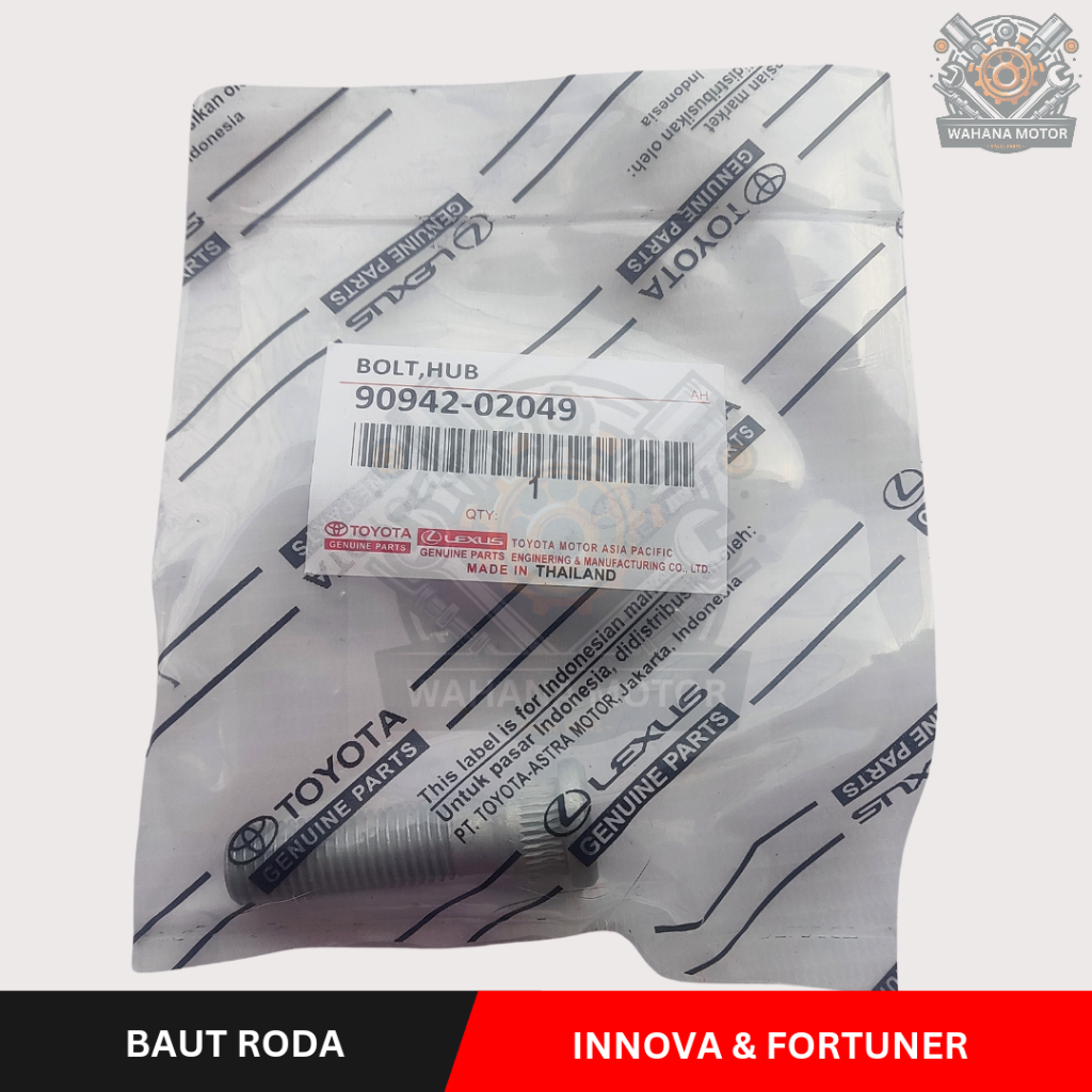 Jual Baut Roda Toyota Innova & Fortuner & Hilux - 1 Pcs | Shopee Indonesia