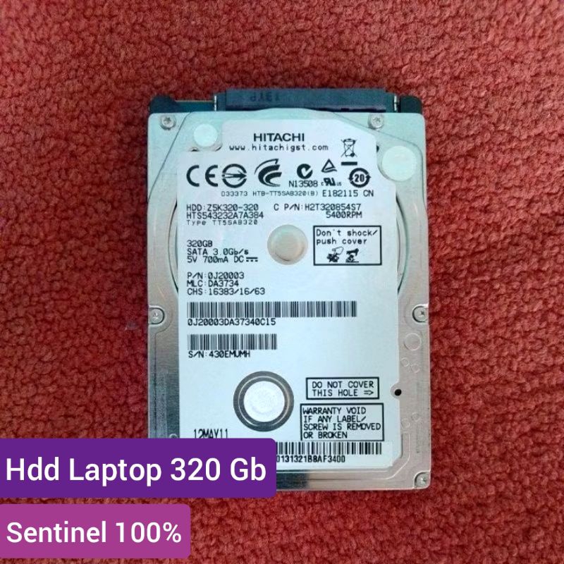 Jual HDD Laptop 320 GB 100% Harddisk Laptop 320 GB all merk | Shopee ...