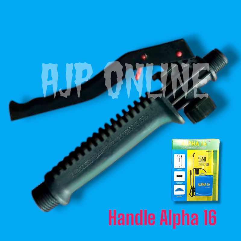Jual Handle Alpha 16 Stop Kran Tangk Alpha Model Gagang Panjang Hitam ...