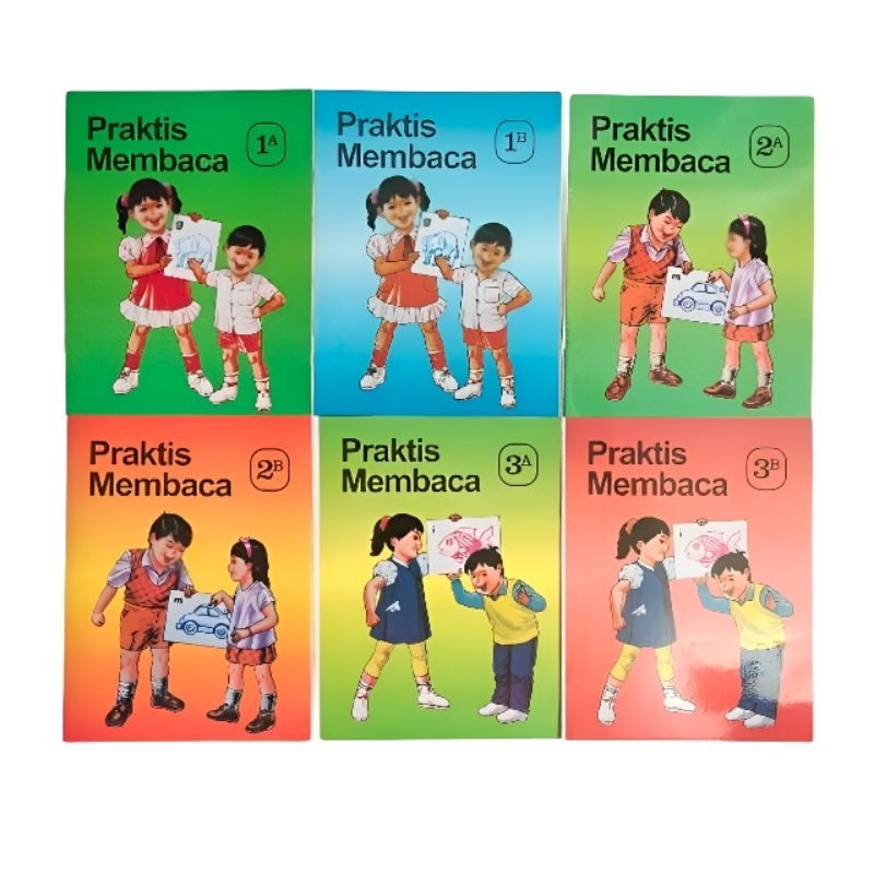 Jual Buku Praktis Membaca 1a 1b 2a 2b 3a dan 3b untuk anak | Shopee ...