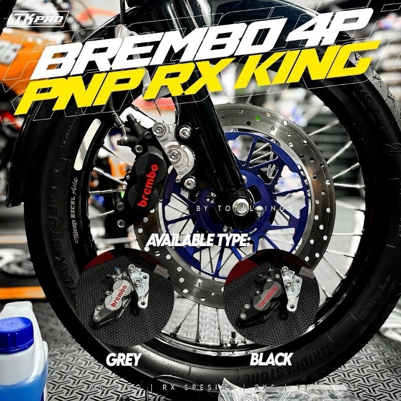 Jual BREKET BREMBO 4P TK PRO PNP RX KING | Shopee Indonesia