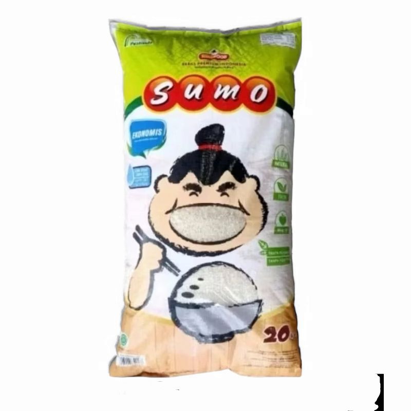 Jual Beras Sumo Hijau PREMIUM 20 KG | Shopee Indonesia