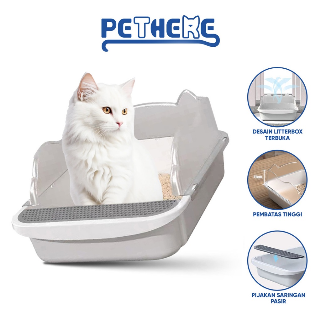 Jual PET THERE Pet Litter Box Kucing Anjing M61 / Litter Box Kucing ...