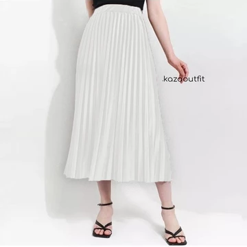 Rok Plisket Bludru Pendek 7 8 Premium Rok Bludru Velvet Premium Bisa