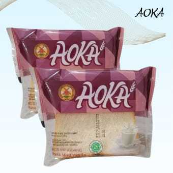 Jual AOKA roti panggang rasa vanila - variasi | Shopee Indonesia