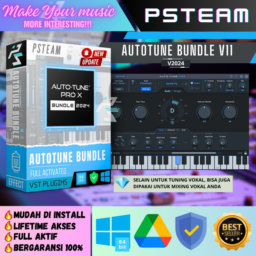 Jual AUTOTUNE BUNDLE PRO V11 UPDATED [ FULL ACTIVATED / FULL VERSION(02)