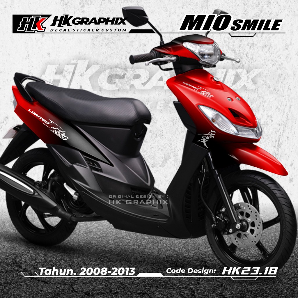 Jual COD Decal Sticker Mio Smile Sporty Full Body 2008 2009 2010 2011 ...