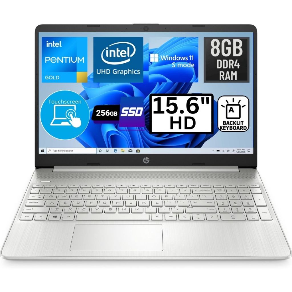 Jual HP 15 INTEL PENTIUM GOLD 7505 8GB 256GB 15.6 TOUCH WIN11HOME ...