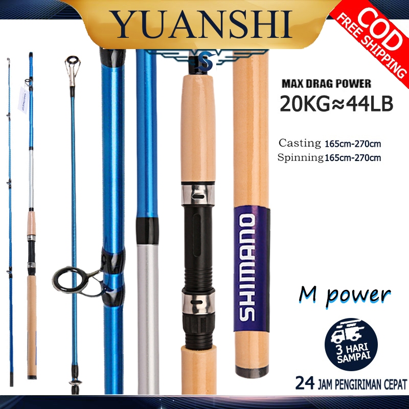 Jual SHIMANO Joran Pancing 1.65m/1.8m/2.1m/2.4m Fishing Rod Carbon ...