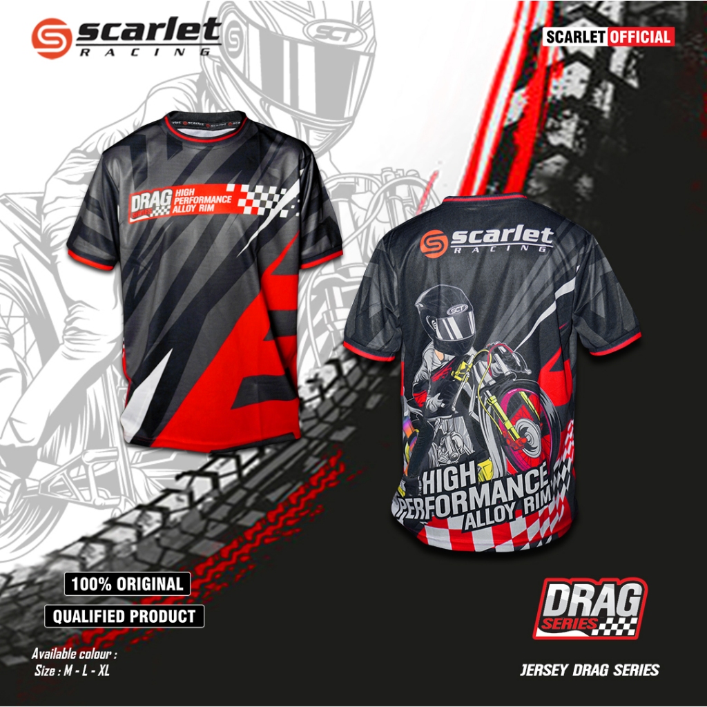 Jual Scarlet Racing - Baju Jersey Scarlet Racing Drag Series | Shopee ...