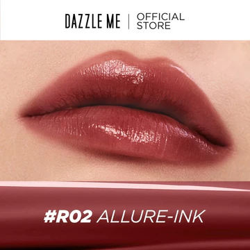 Dazzle Me Ink Gloss Lip Tint Liptint Watery Ink Gel Moist Hydrating Glossy Plumpy Finish Stained
