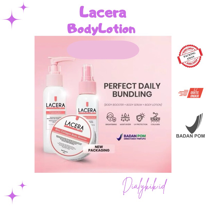 Jual Lacera Daily Bundle - Bliss Body Lotion 100G X Collagen Body ...