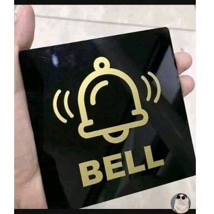 Jual Sign Board Bell / Tulisan Bell Rumah / Tulisan Petunjuk Bell Rumah ...