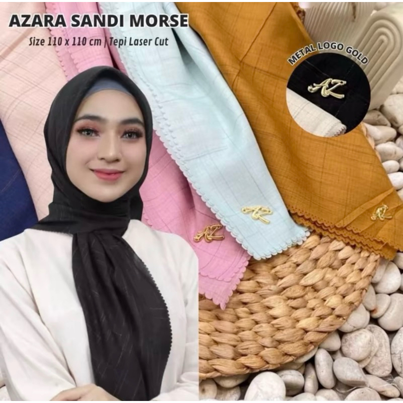 Jual paket hemat (6+1)pcs Azara Voal waffel Tepi Laser Cut | Shopee ...