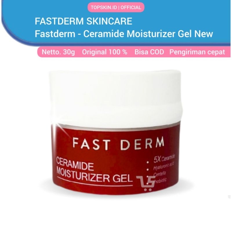 Jual CERAMIDE MOISTURIZER GEL FASTDERM terbaru kemasan 30g fast derm ...