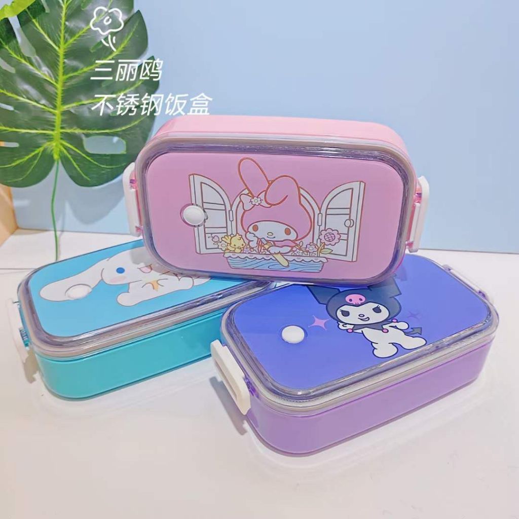 Jual Lunch Box Kotak Bekal Sanrio 1 Sekat Stainless Steel Shopee Indonesia