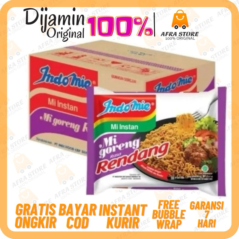 Jual Indomie Goreng Rasa Rendang - 1 Dus Isi 40 pcs (INSTANT) | Shopee ...