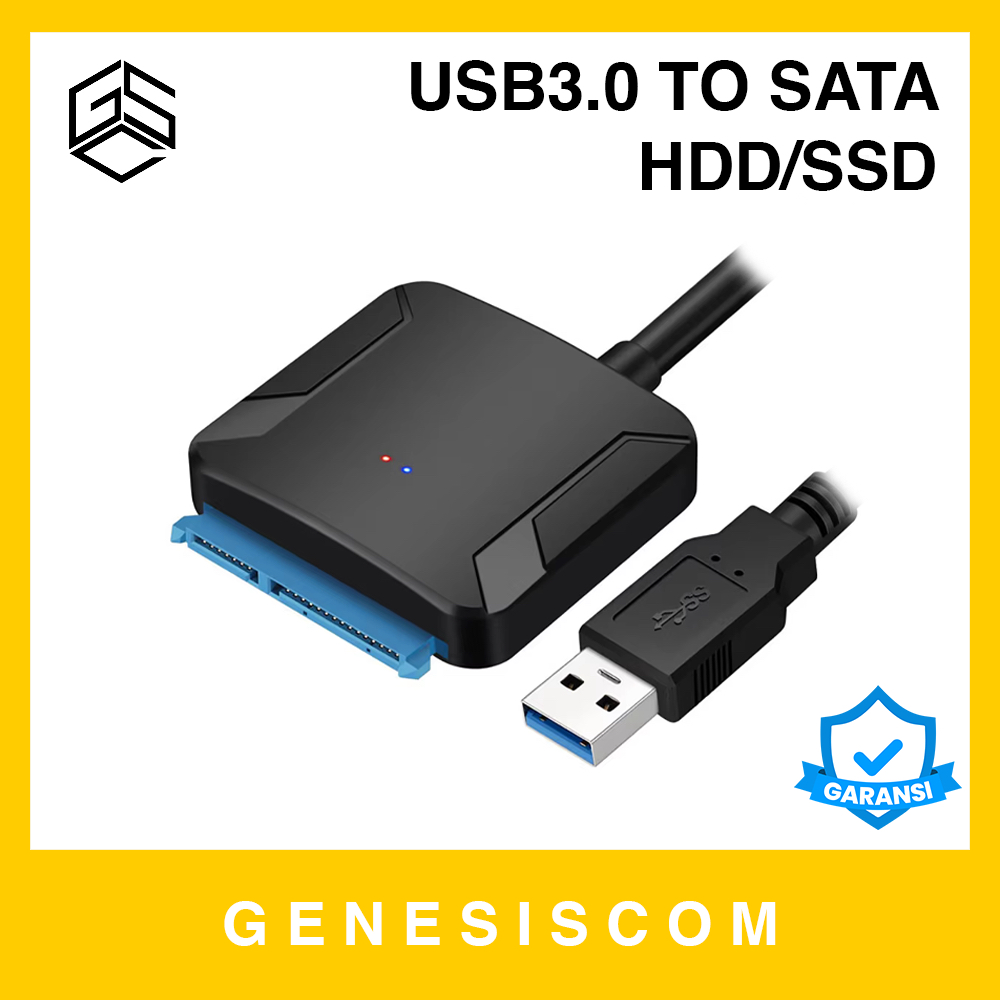 Jual Kabel USB 3.0 to SATA + Adaptor DC for HDD SSD 2.5