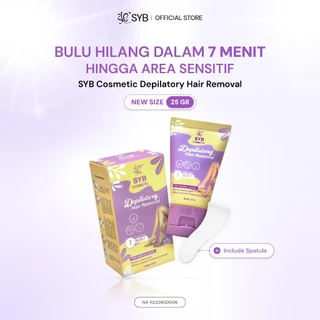 SYB COSMETIC Depilatory Hair Removal Mini Size 25gr [Cream Pembersih Bulu Hanya 7 Menit]