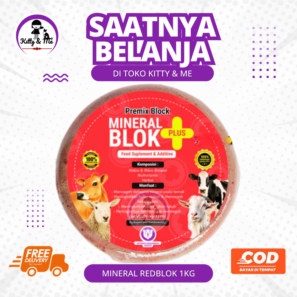 Jual MINERAL REDBLOK PLUS 1 KG - Mineral Redblock Untuk Kambing Domba ...