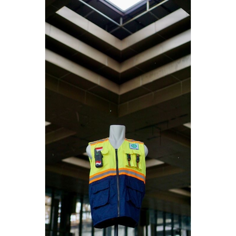 Jual rompi safety first/rompi proyek/rompi lapangan | Shopee Indonesia