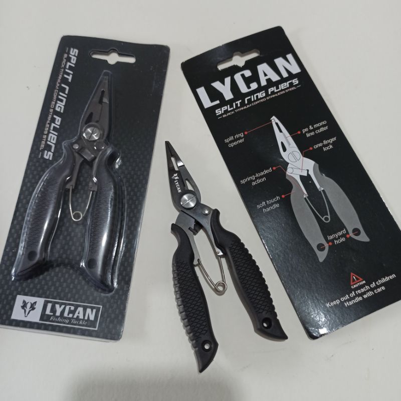 Jual Tang Mancing Serbaguna Fishing Pliers Split Ring Lycan | Shopee ...