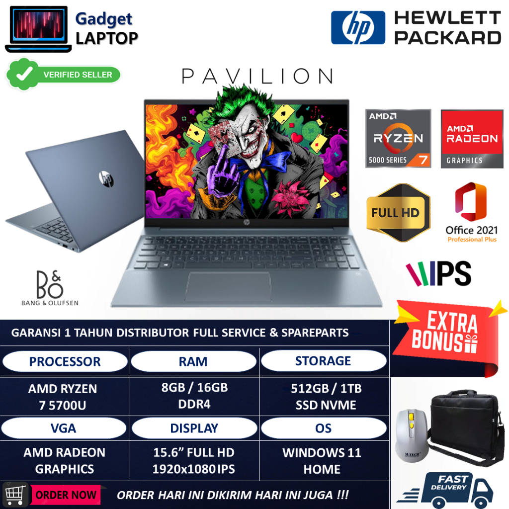 新品未開封】HP Pavilion 15-eh1074AU Ryzen3 新品未開封】HP Pavilion