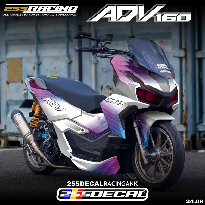 Jual (BISA COD) Decal Stiker Honda ADV 160 Full body Fullblok - Decal ...