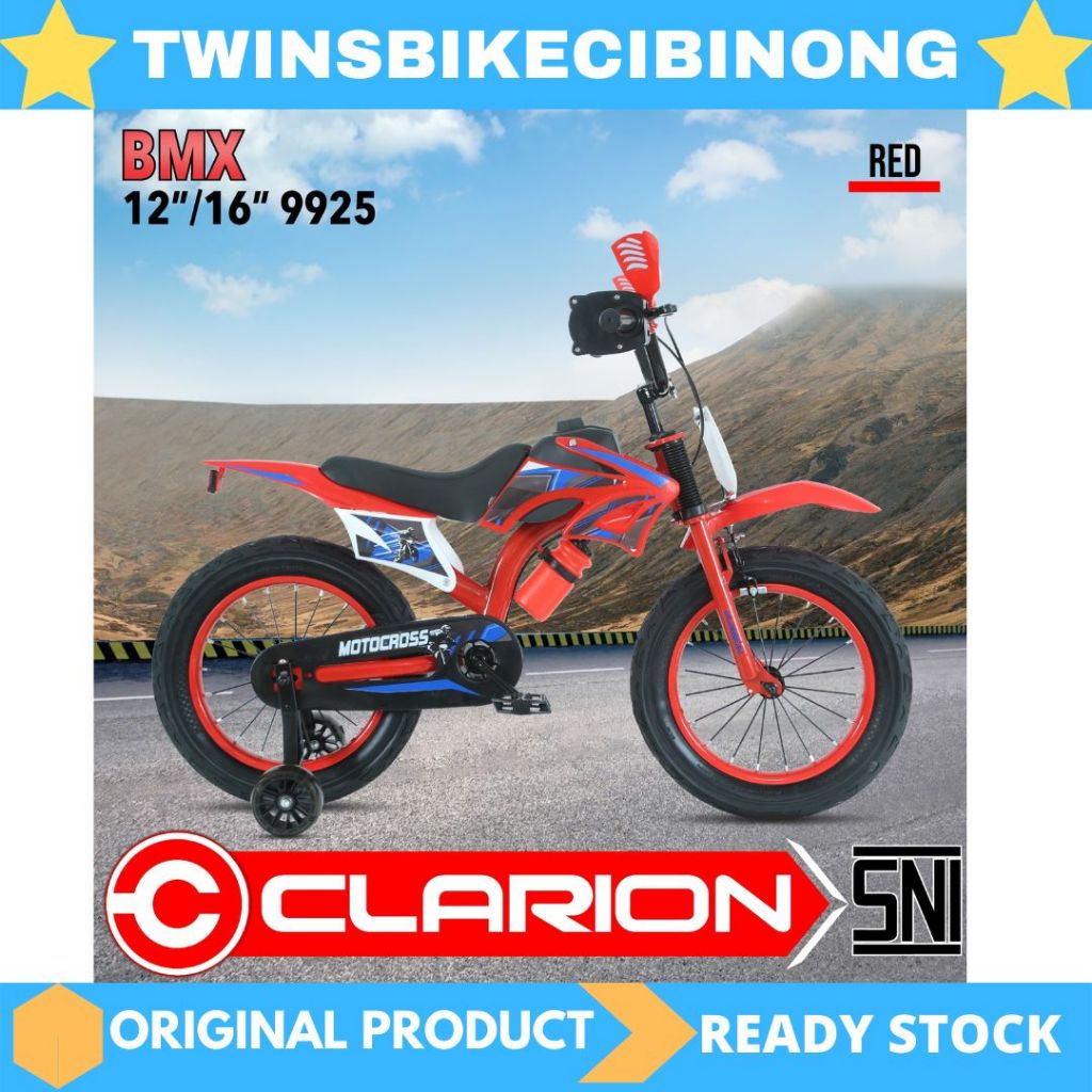 Jual Sepeda Anak 12 16 CLARION MOTOR CROSS 9925 | Shopee Indonesia