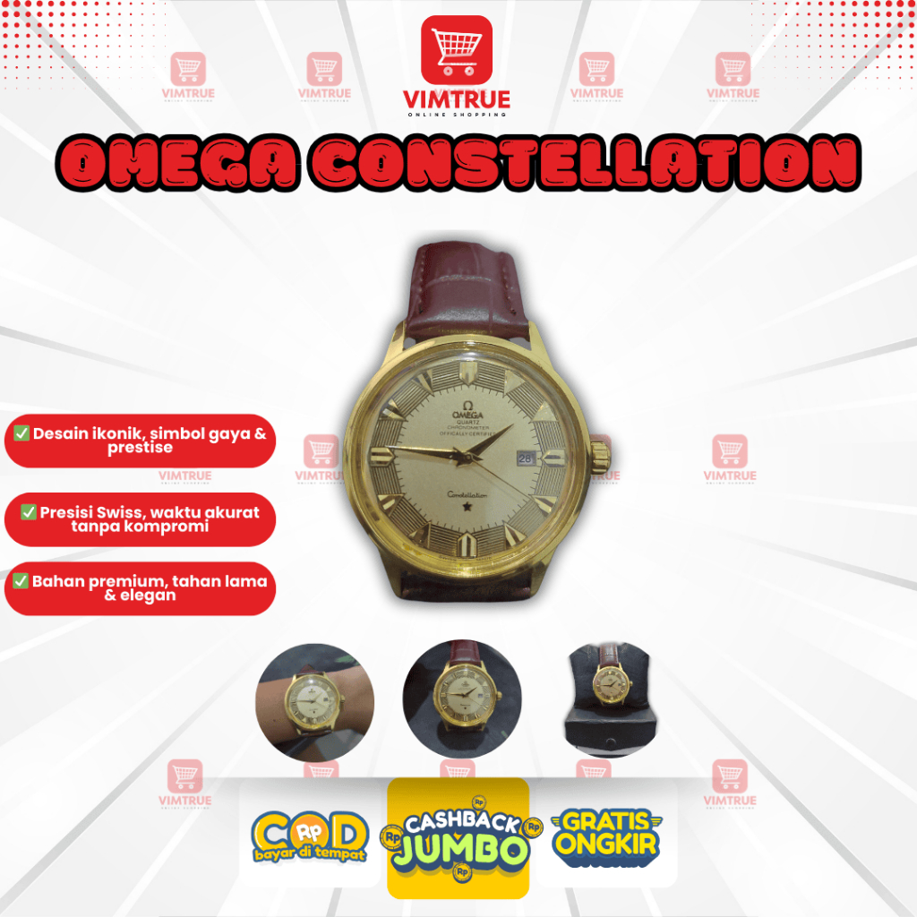 Jual Jam Tangan Vintage Omega 1956 Yellow Gold | Shopee Indonesia