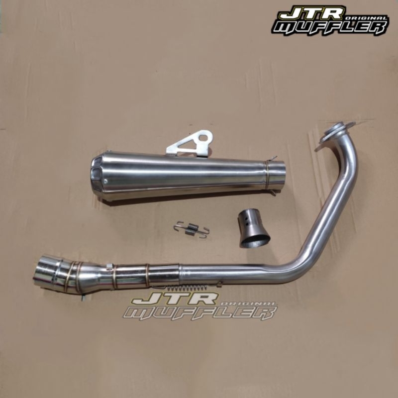 Jual Knalpot Racing XSR 155 R15 v3 v4 underbelly type long inlet 50mm ...