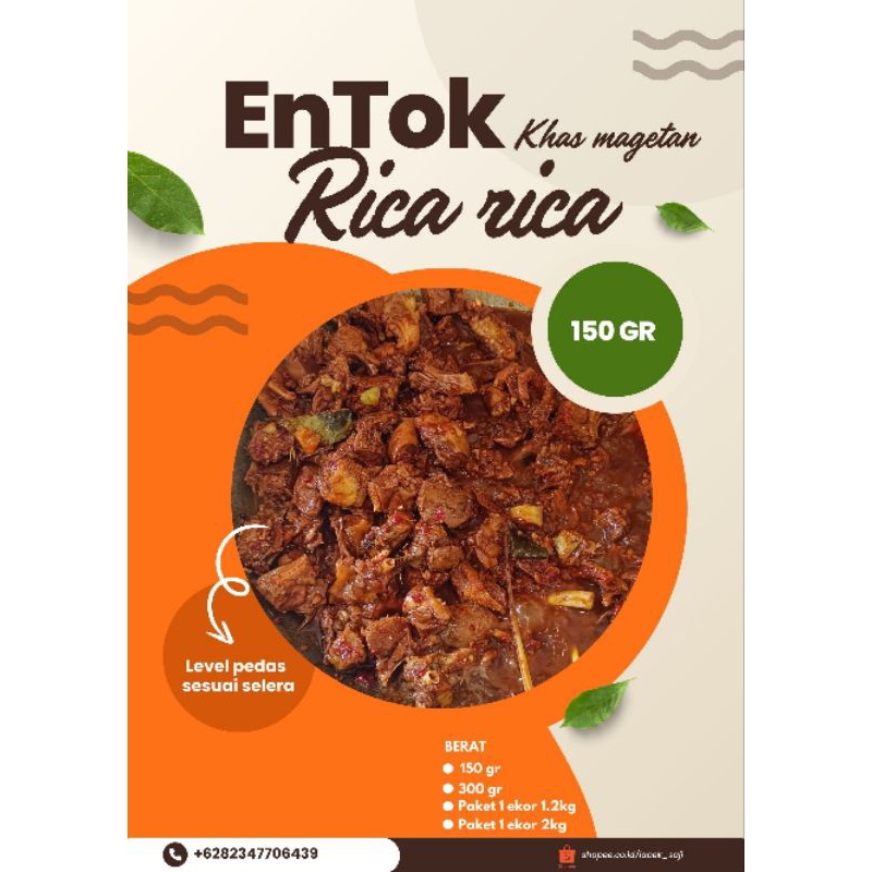 Jual RICA RICA ENTOK SIAP SAJI (BEST SELLER) | Shopee Indonesia