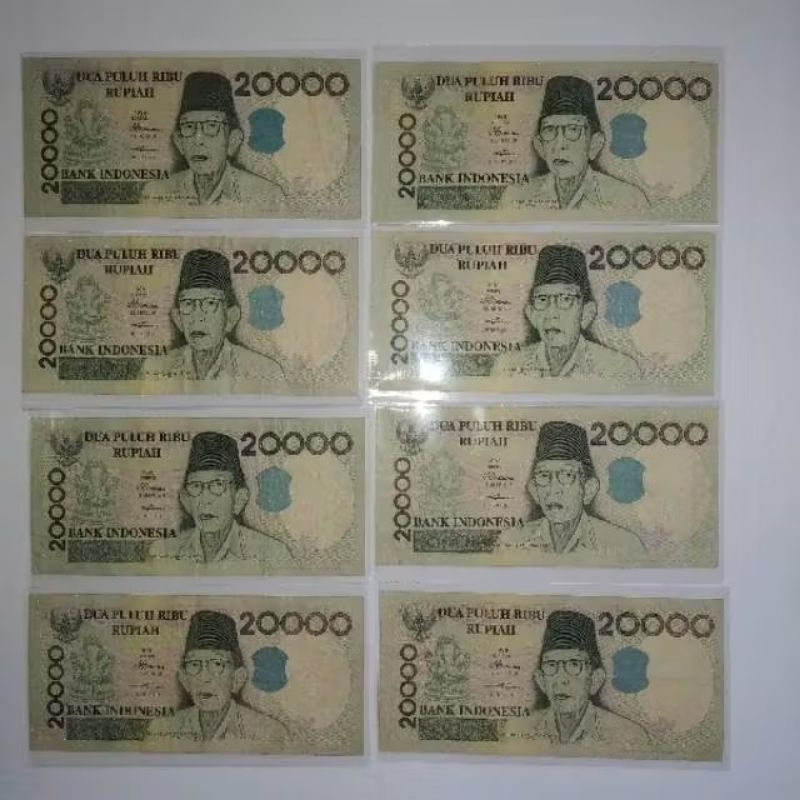 Jual Uang lama 20000 rupiah Ki Hajar Dewantara tahun 1998 uang kuno 20k ...