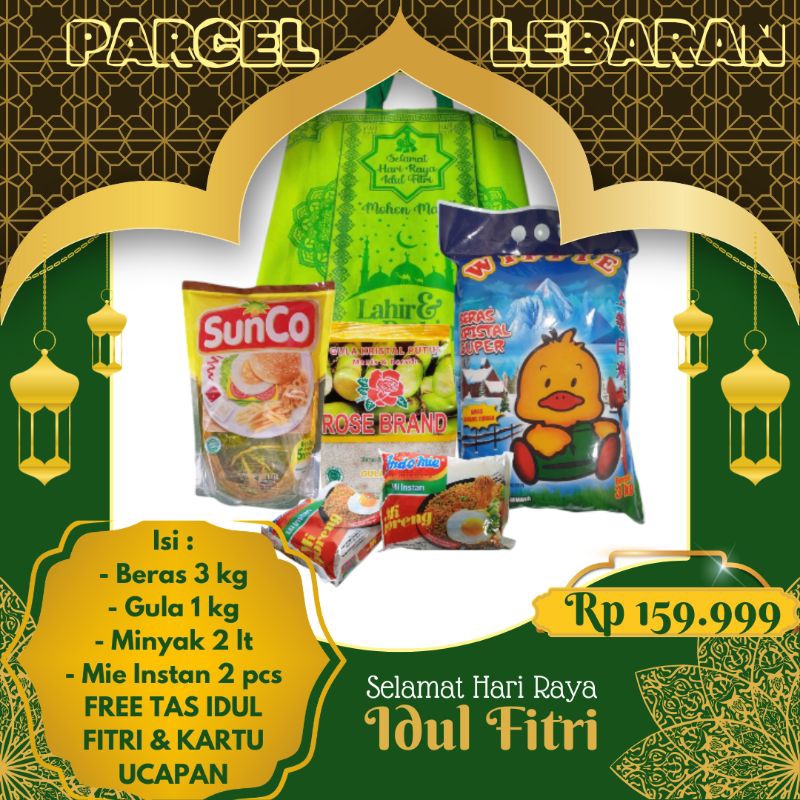 Jual PARSEL SEMBAKO LENGKAP 7 KG FREE KARTU UCAPAN PARCEL HAMPERS THR ...