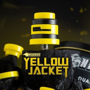 Jual RDA NITROUS 22mm YELLOW JACKET Hybrid Single / Dual Coil BY KOKO ...
