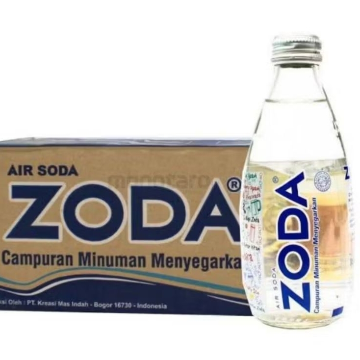Jual Zoda air soda botol 1 Dus 250ml (Isi 24) | Shopee Indonesia