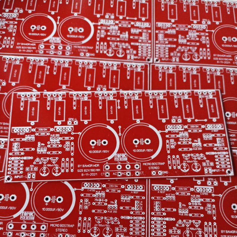 Jual PCB POWER MICRO BOOSTRAP STEREO AKTIF READY MERAH | Shopee Indonesia