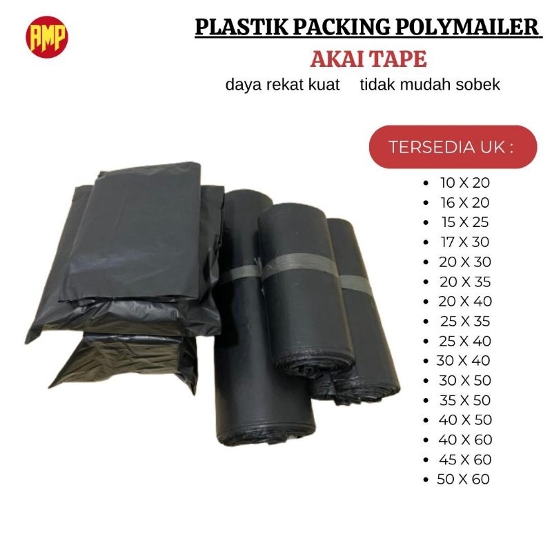 Jual Plastik packing hitam isi 100pcs | Shopee Indonesia