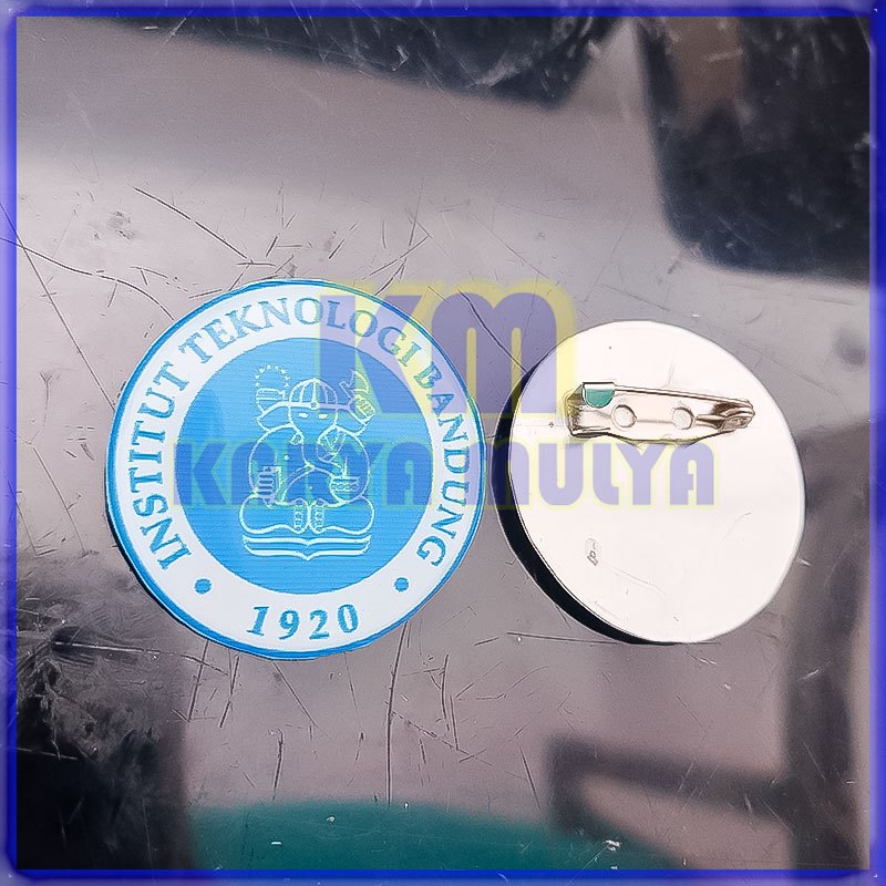Jual Pin Bros Logo ITB Model Bulat Lencana Institut Teknologi Bandung ...
