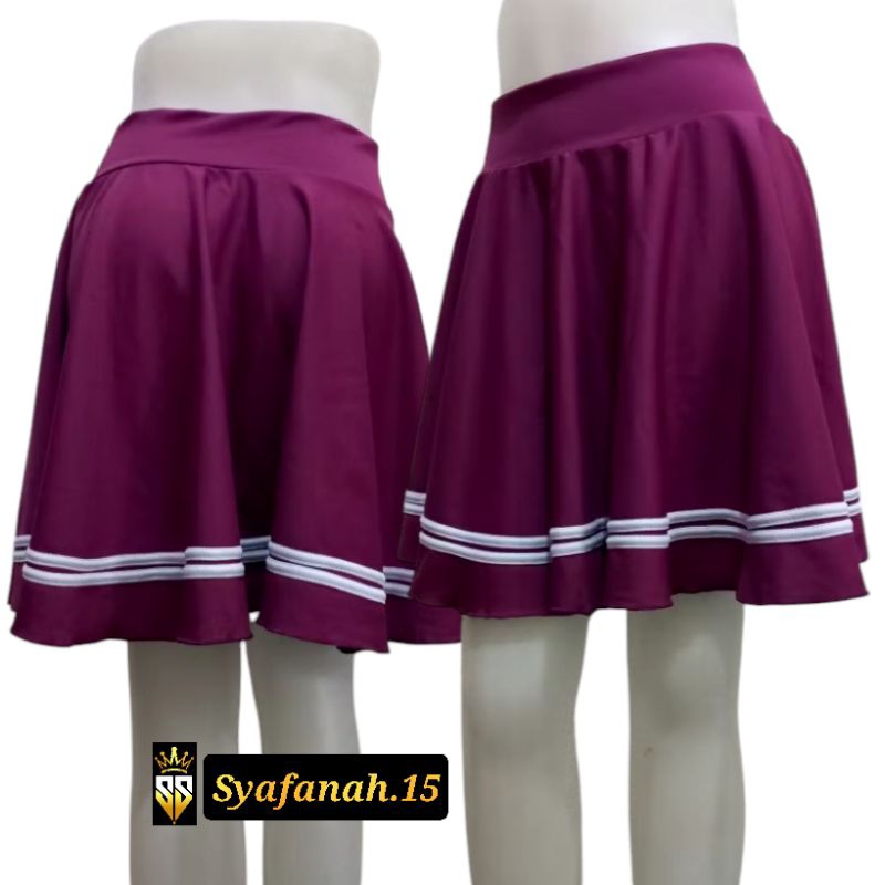 Jual Rok Senam Polet Jumbo || Rok Mini Flare Zumba Aerobic Bellydance ...