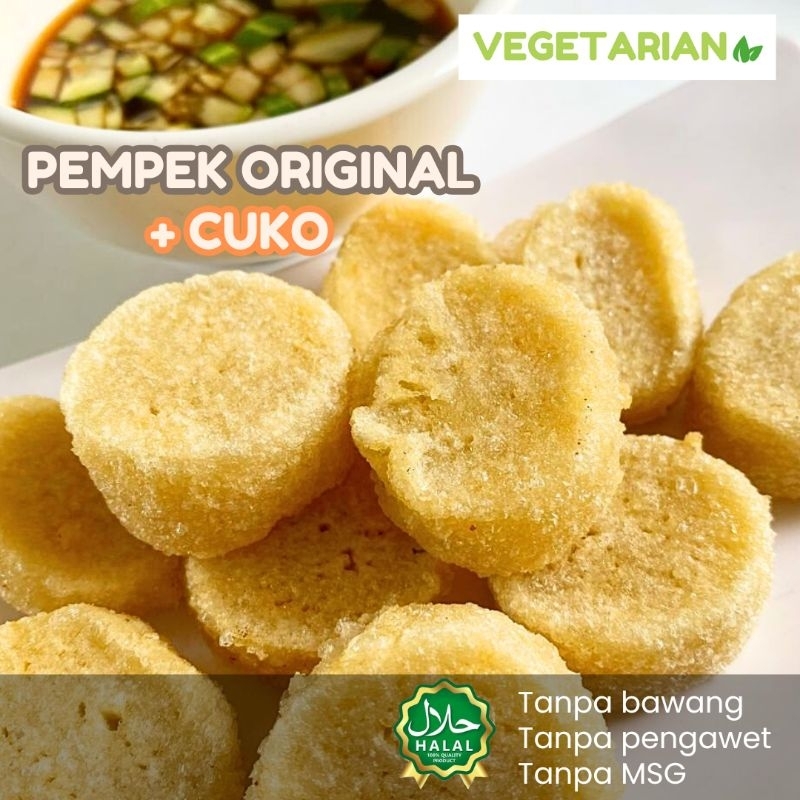 Jual HAPPY VEGE [ VEGGIE CORNER ] Pempek Original + Cuko Vegetarian ...