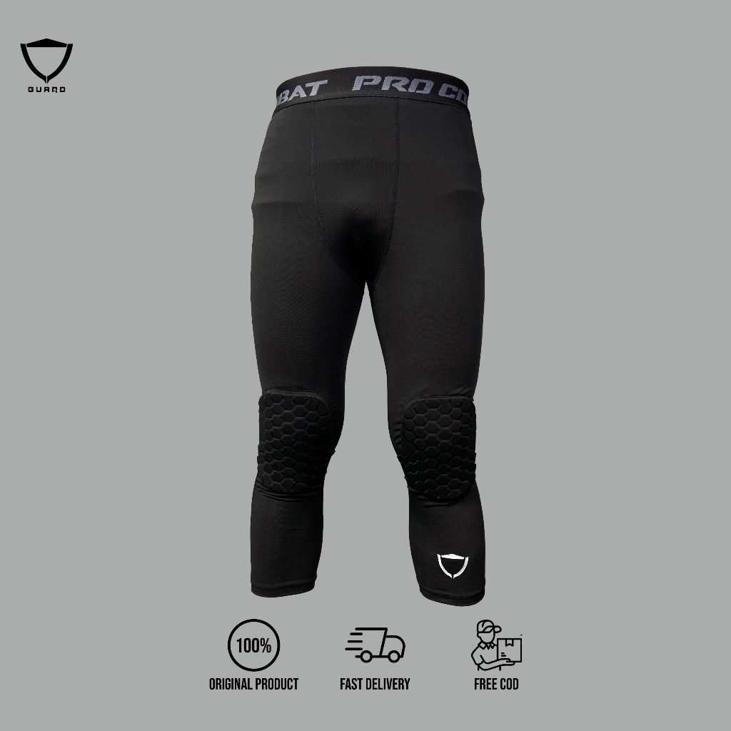 Jual GUARD COMPRESSION PANTS 3/4 PADDED / CELANA KETAT OLAHRAGA ...