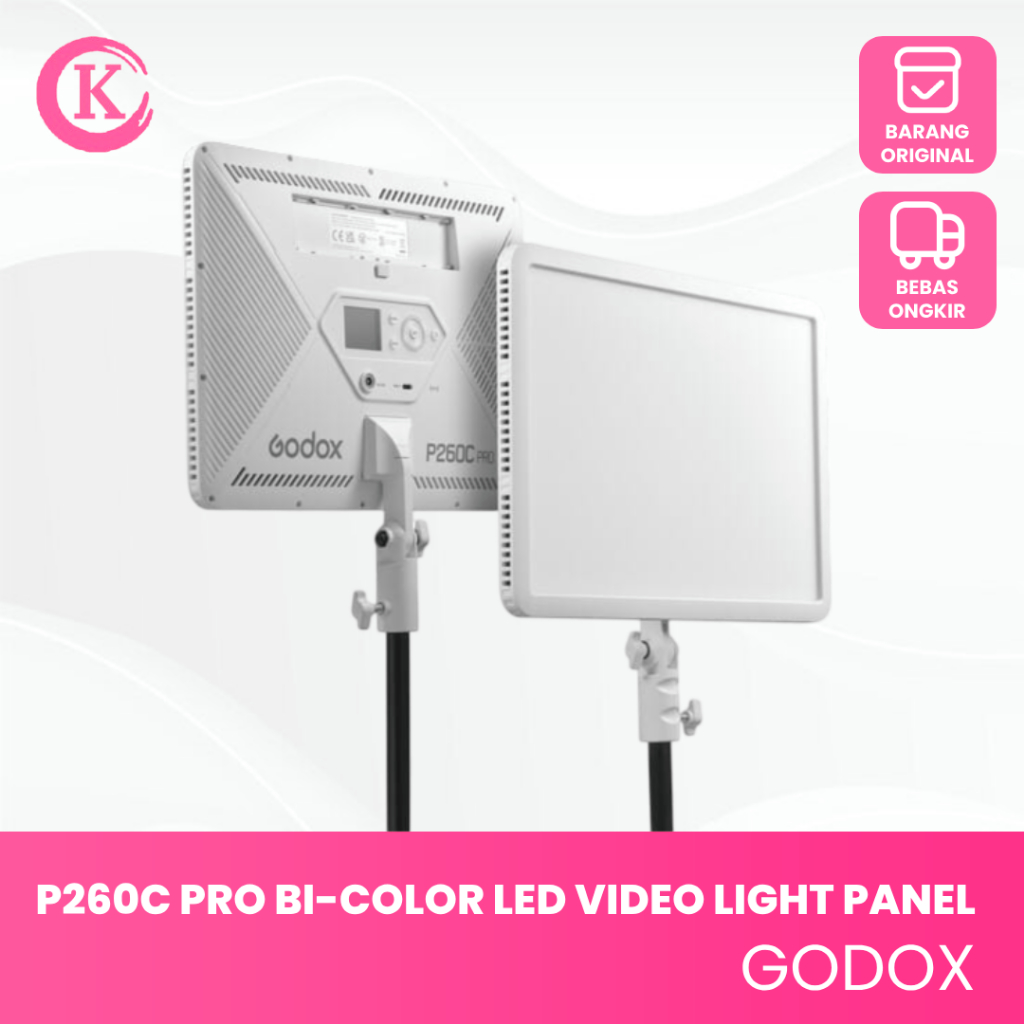 Jual Godox P260C Pro LED Bi-Color Video Light Panel | Shopee Indonesia