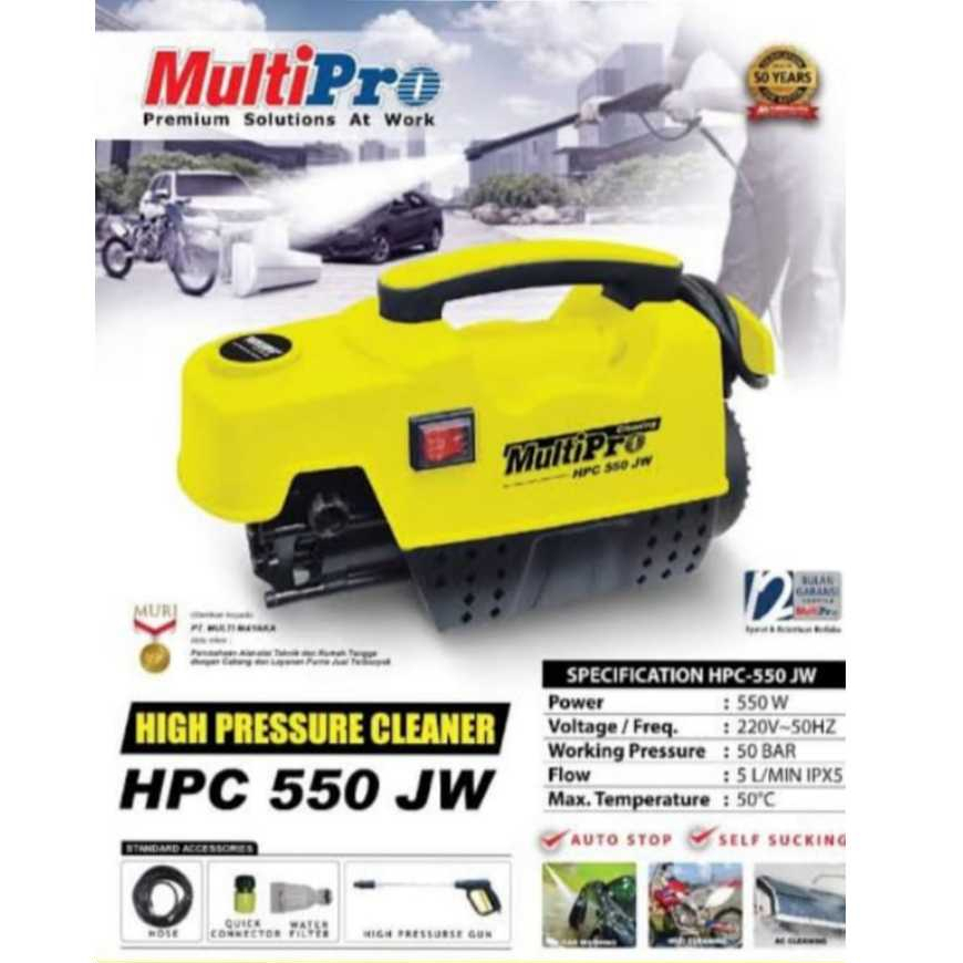 Jual MultiPro HPC 550 JW High Pressure Cleaner | Shopee Indonesia