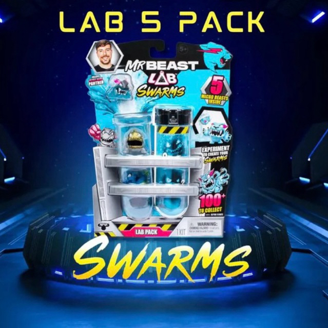 Jual Mr Beast Swarms Lab 5 Pack - Mainan MrBeast Collector | Shopee ...