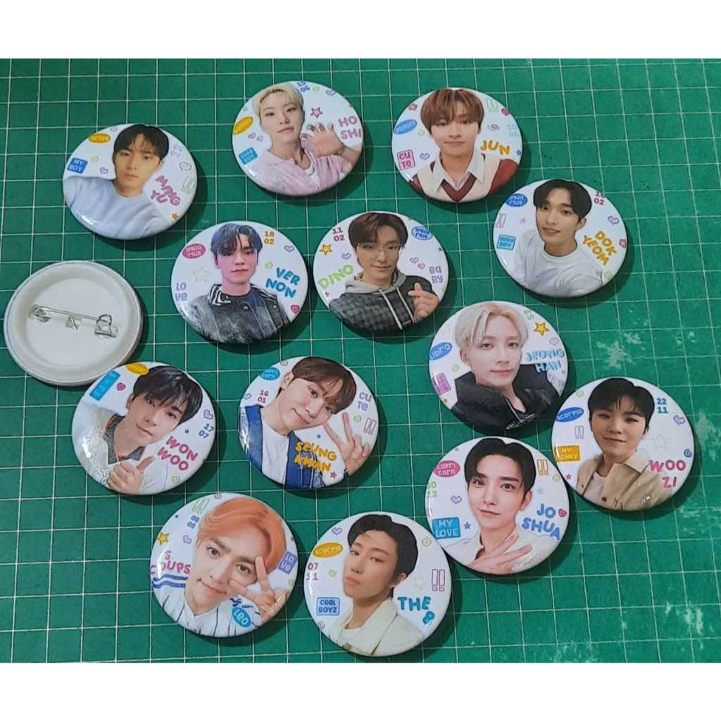 Jual Freebies PIN BROS SEVENTEEN OT13/Freebies PIN PENITI SEVENTEEN ...
