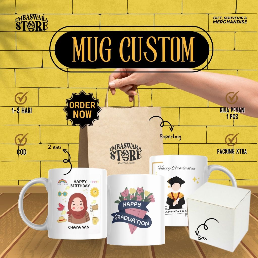Jual Mug Custom Terlengkap & Harga Terbaru Juli 2026 | Shopee Indonesia