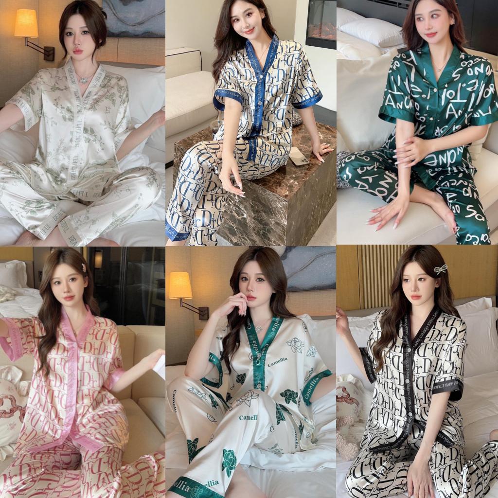 Jual Baju Tidur piyama pajamas wanita / Dewasa celana panjang / Baju ...